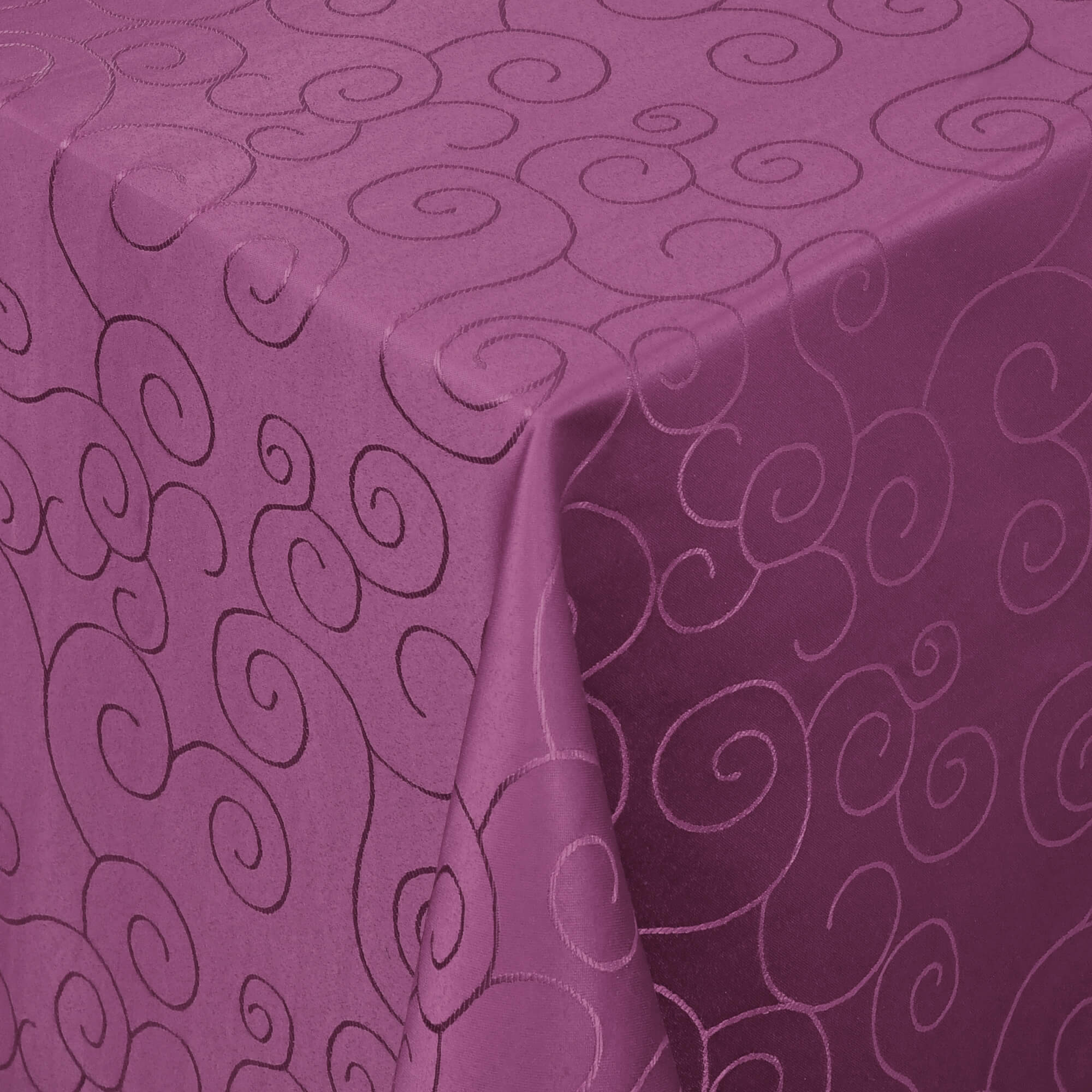 Sonderposten – Moderno® Damast-Tischdecke eckig 80x80 cm mit Ornamentmuster in Lila