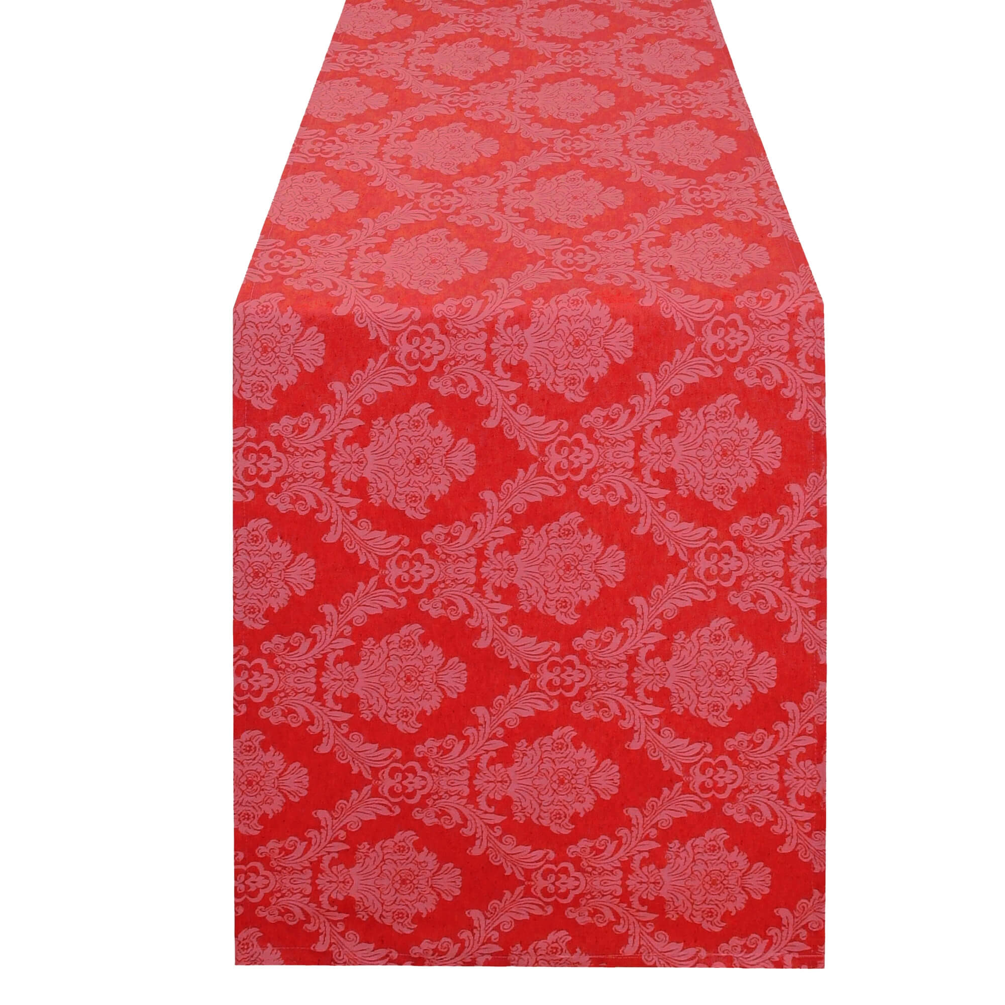 Moderno® Tischläufer Weihnachten Barock Rot – Jacquard-Gewebe mit Fleckschutz, festlich & abwaschbar Moderno® Tischläufer Weihnachten Barock Rot – Jacquard-Gewebe mit Fleckschutz, festlich & abwaschbar