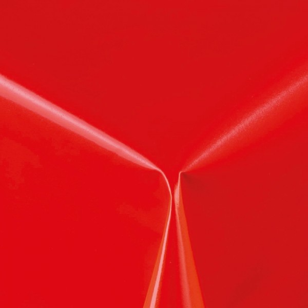 Lacktischdecke Tischbelag abwaschbar Rot im Wunschmaß