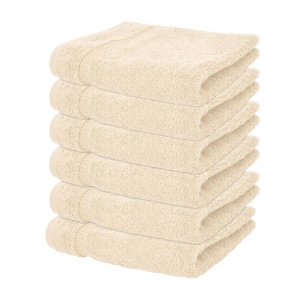 Badetuch &quot;Mailand&quot; in Creme-Champagner im 4er Pack