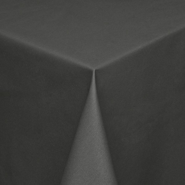Tischdecken Matera Jaquard-Gewebe in Dunkel-Grau mit Fleckschutz