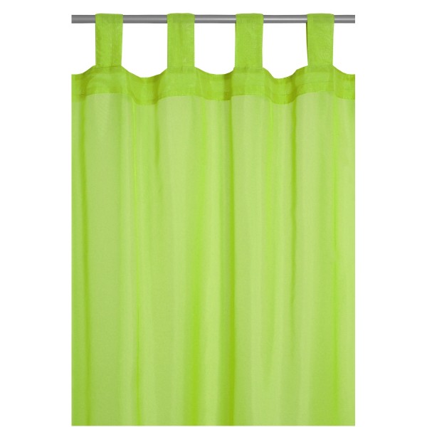 Vorhang Gardine Transparent Schlaufenschal Dekoschal in Grün
